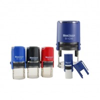 Customise Self-Inking Flipping Stamp - ROUND (Assorted Sizes Available)